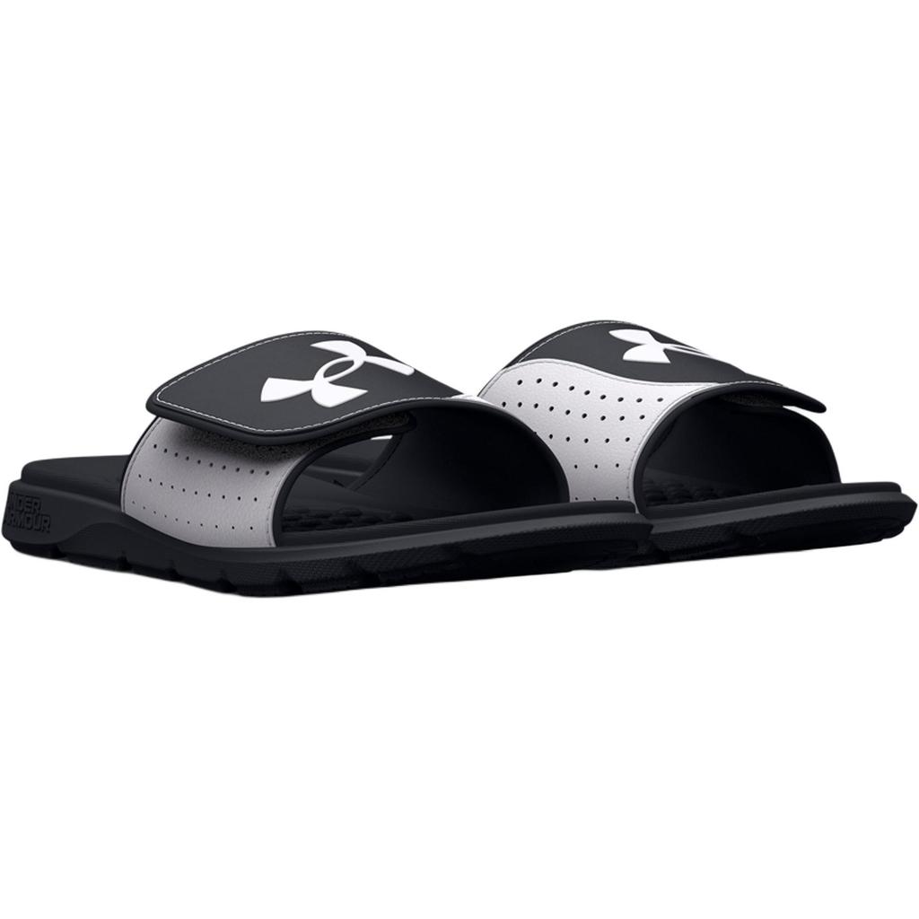 Under Armour Ignite 7 Slide GS White Black Kids Sneakers 3026036-102
