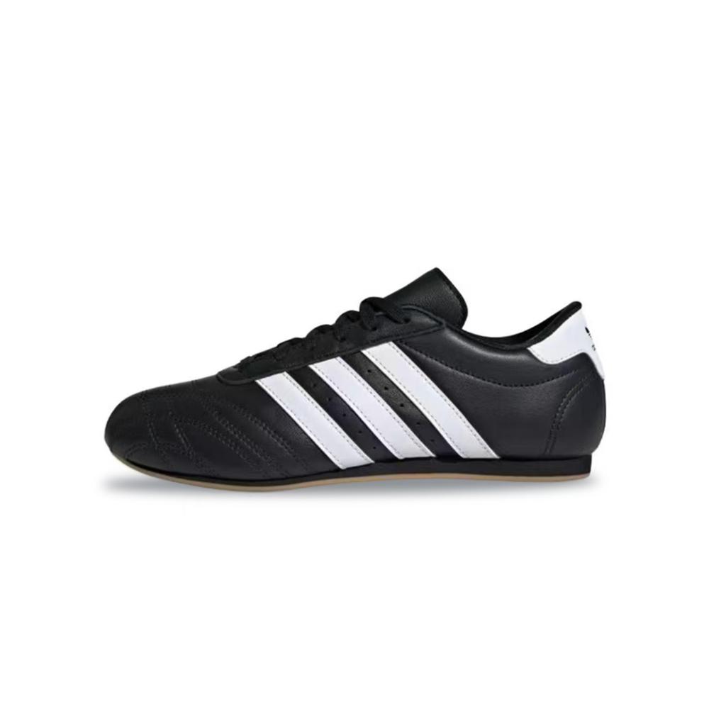adidas Originals Taekwondo Abriebfeste Niedrige Trainingsschuhe Damen Schwarz Silber JS1193(Team129-1)