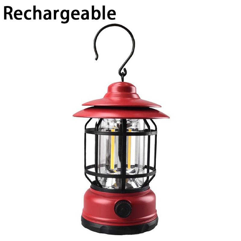 Camping Light Solar-Powered Long-Lasting Rechargeable Portable Lighting Lamp