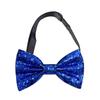 Fashion Shiny Paillette Sequins Bowtie Adjustable Dance Bowknot Stage Performance Tie Neck Decoration Necktie Compere