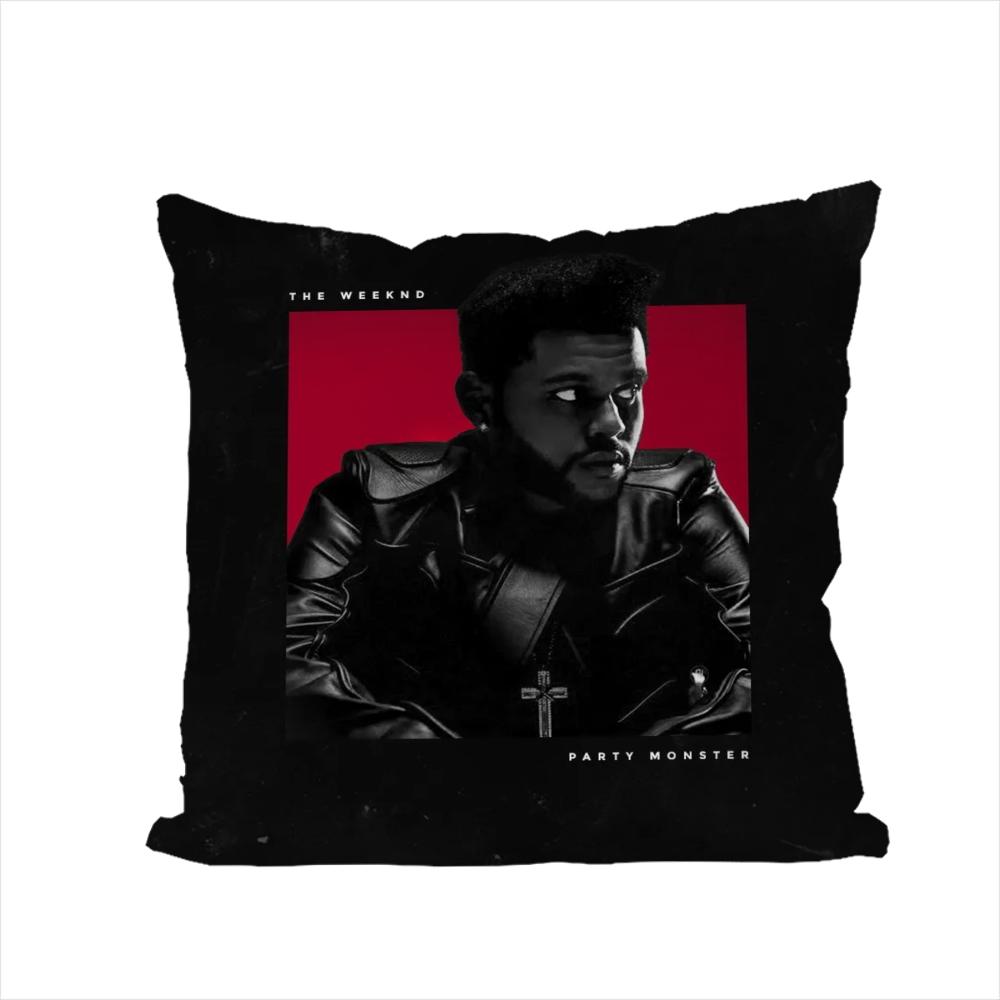 Singer The Weeknd Pillow Case For Car Sofa Decorative Home Doublesided Print Plush Square Throw Pillow Cushion Cover