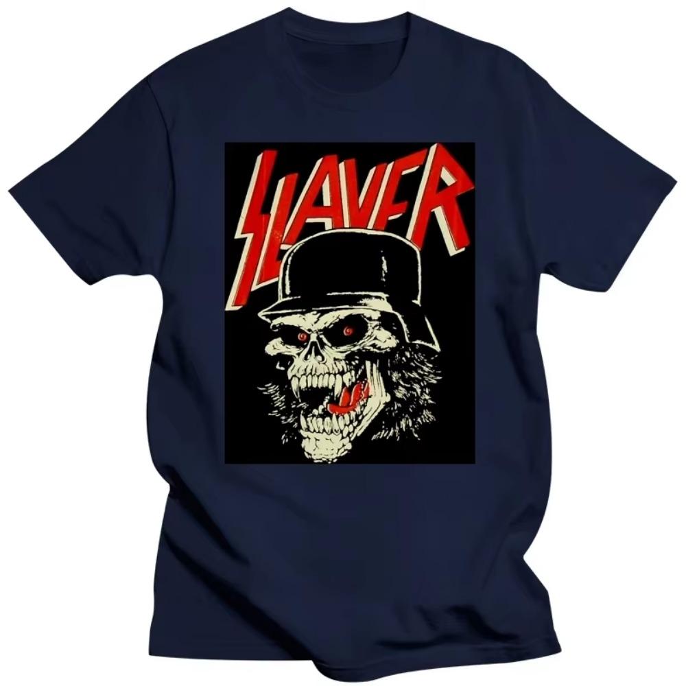 Cool Slayer T Shirt GrungeMens Tshirt Men Punk Rock Cotton Urban T Shirt Cheap Discount Vintage Tee Shirt