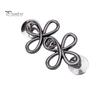 Metal Waist Buckle Six-Leaf Pants Tightener Button, Detachable Loose Jeans Button Pin, No Sewing Required Clothing Accessories Adjuster