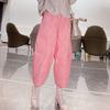 Winter Thicken Harem Capris Pants Down Cotton Warm Casual Thick Windproof Fluffy Women Pantalones Snow Wear Waist