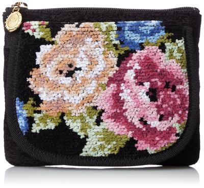 Lake Ulster Spiegel Klappen Taschentuchtasche, Rose, 36631134, 02, Schwarz