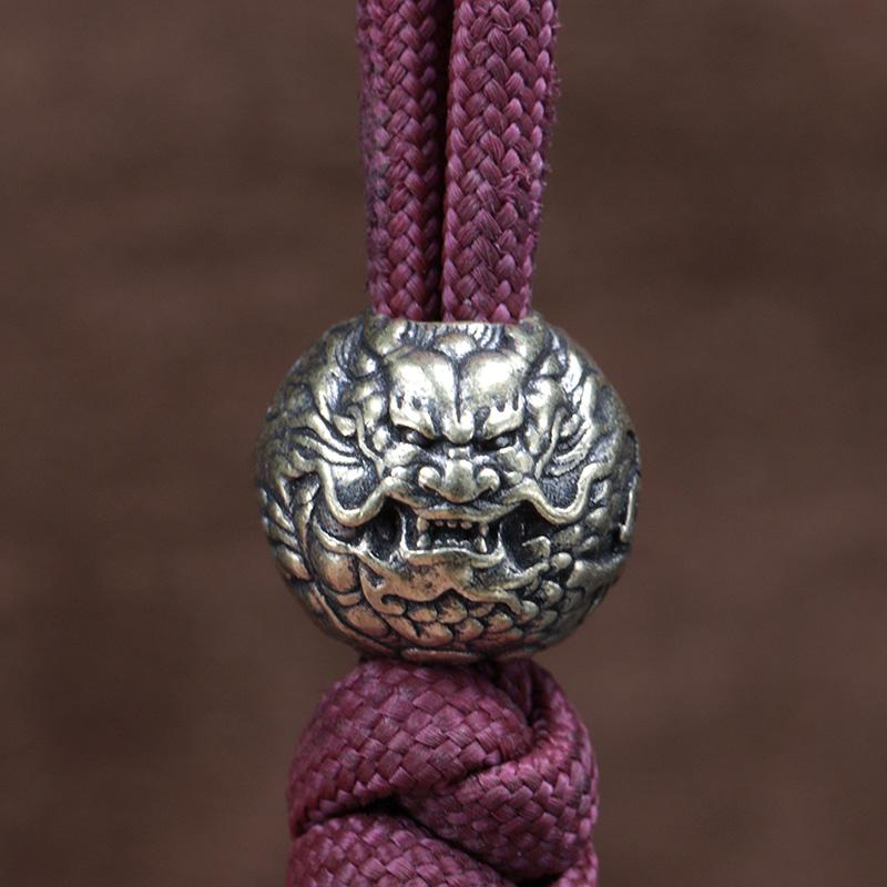 Lovely Cherub Angel Brass Knife Beads EDC DIY Paracord Woven Bracelets Lanyard Pendant Accessories Outdoor Tool Hangings Jewelry