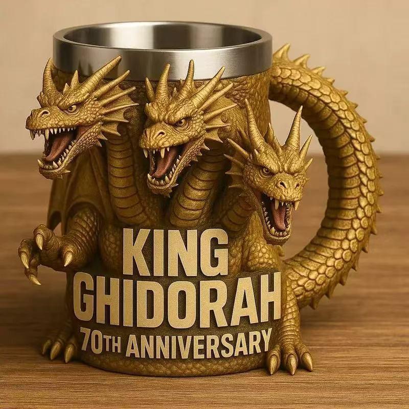 

3D Керамічна Кружка на 70-річчя Годзілли