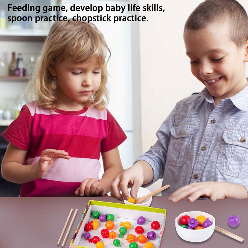 Montessori Feeding Toys Early Educational Montessori Simulation Feeding Game Wonderful Educational Kindergarten Enlightenment