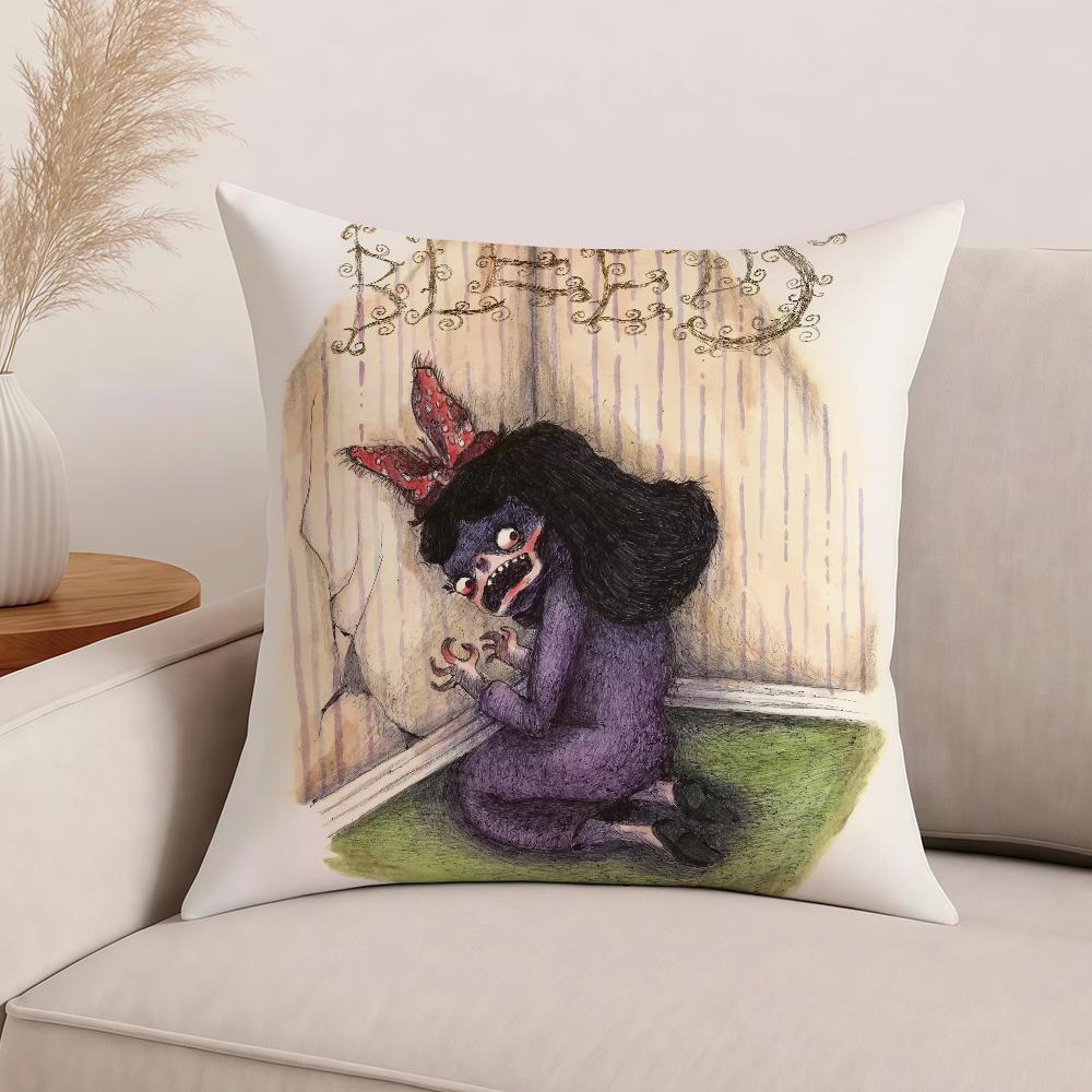 Band W-WednesD-day Bleeds Pillow Case Office Cushions Suitable For Sofa Car Bedroom Decorative Cushion Cover