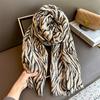 88*180Cm Fashion Women Zebra-Stripe Viscose Shawl Scarf Print Soft Lady High Quality Pashmina Stole Muslim Hijab Wrap