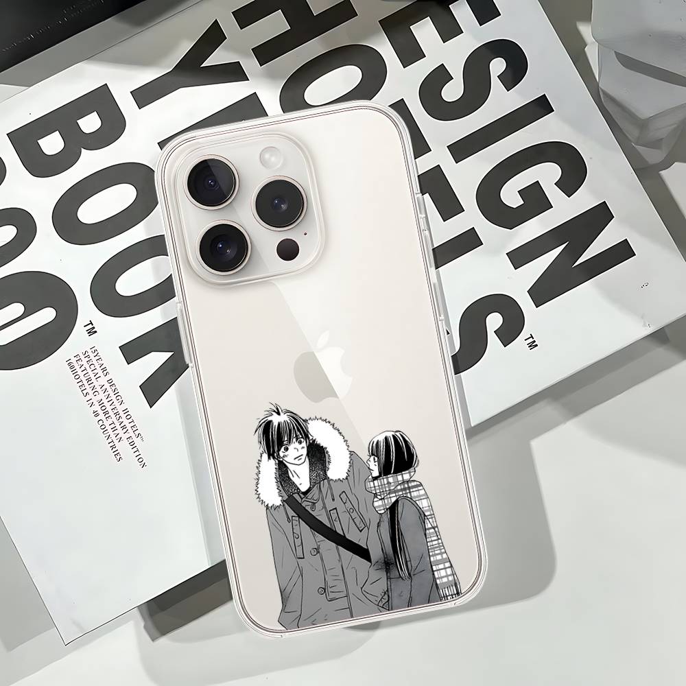 Cute K-Kimi Ni Todoke Phone Case Soft Transparent Case For IPhone 17 16 15 14 13 12 11 Pro Max Mini Plus Cover Case