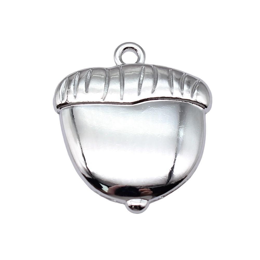 Acorn Charms Christmas Tree Pendants For Forest Nature Themed Jewelry