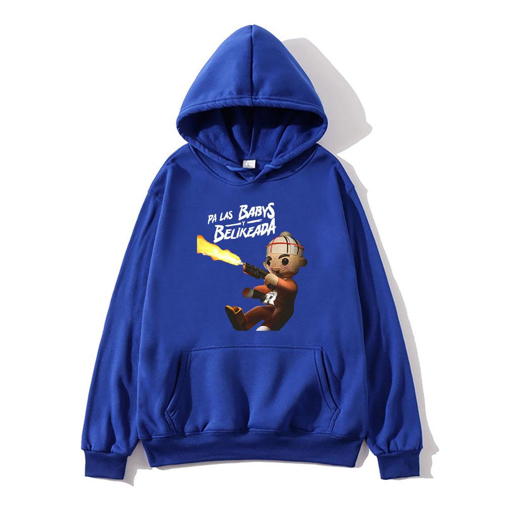 Fuerza Regida Hoodies Fleece Casual Long Sleeve Sweatshirts with Pocket Heavy Mental Graphic Printing Hooded Mens Tops