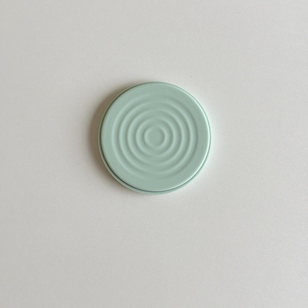 Universeller starker magnetischer Handy-Griffhalter Popping Handy-Buchsen Wasserwellen Rundes Silikon Faltbarer Ständer Halterung