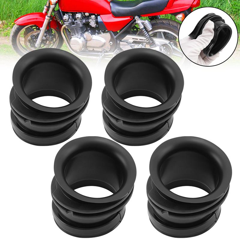 For Kawasaki ZL 400 ZR 400 ZX 400 ZX 500 ZL 600 ZX 600 ZR 550 ZR 750 Motorcycle Accessories 4 PCS Joint Air Cleaner Rubber