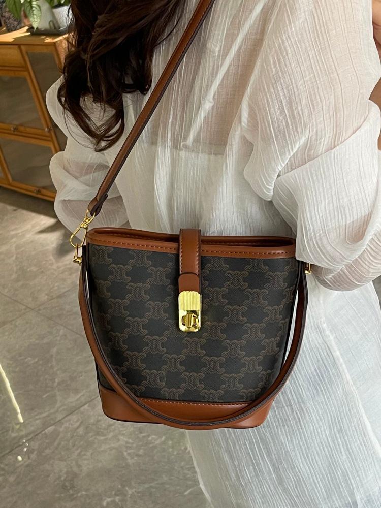 Handtasche im koreanischen Stil, trendig, luxuriös bedruckt: Damen Vielseitige Schulter- & Umhängetasche