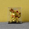 Solar Fortune Cat Ornament Automatic Waving Lucky Cat Car Decoration Cake Baking Decoration Automatic Hand Waving Fortune Cat