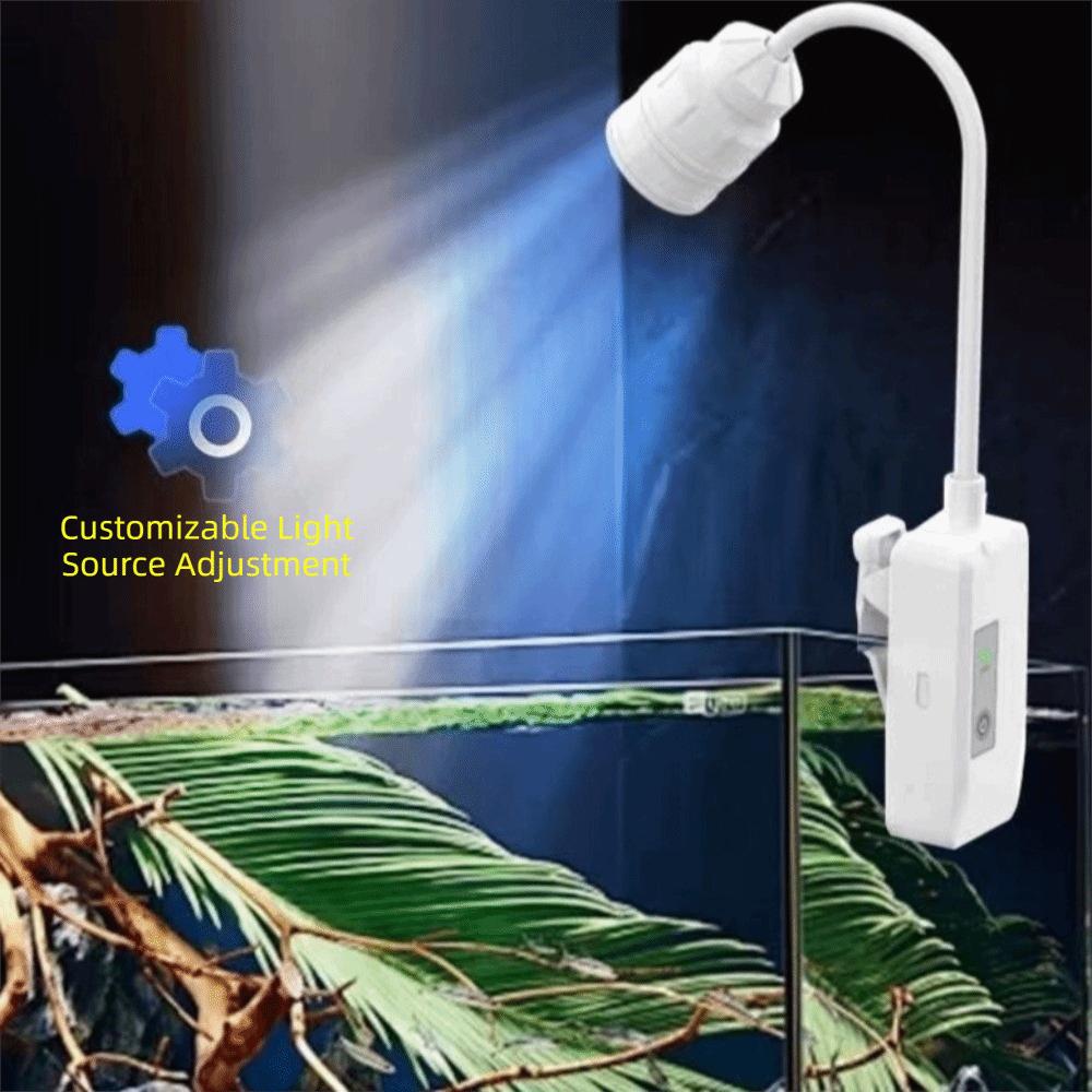 Energy Efficient Clip-on Aquarium Lamp Adjustable Zoom Plants Grow Lamp  Aquarium