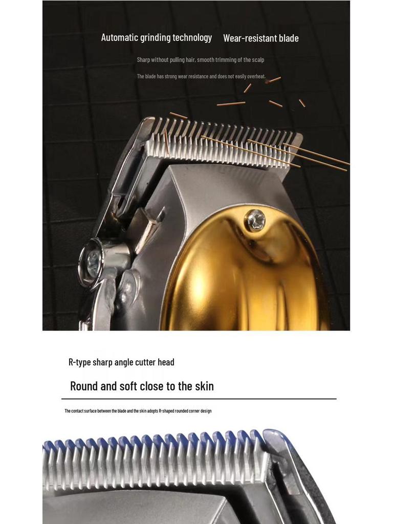 Men's Electric Hair Clipper & Trimmer: Specialized Oil for Hair Cutting, Shaving, and Carving.