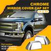 HC3Z-17D742-CA HC3Z-17D743-CA Rear Mirror Cover Cap Set For Ford Super Duty 2017 2018     Left Right Accessories