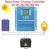 60A 80A 100A MPPT 12V 24V 48V Automatischer Solar-Laderegler mit LCD-Display Solare PV-Regler für Blei-Säure / Lithium-Batterie