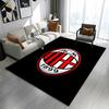 AC Milan Logo Emblem Design Patterned carpet a non slip rug suitable for all seasons and any setting, gift