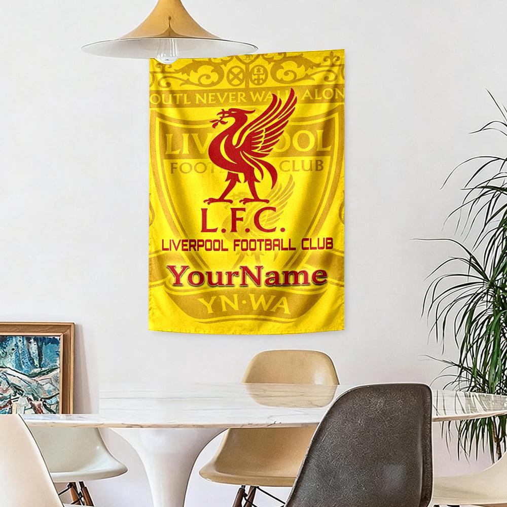 Liverpool Custom Your Name Wall Decor Tapestry Art For Pet Memorial Birthdaywedding Party Backdrop Family Gift