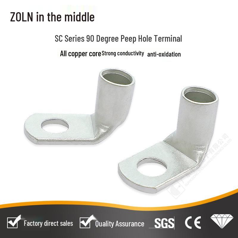 Zhonglian SC 90° Copper Elbow Wiring Terminal