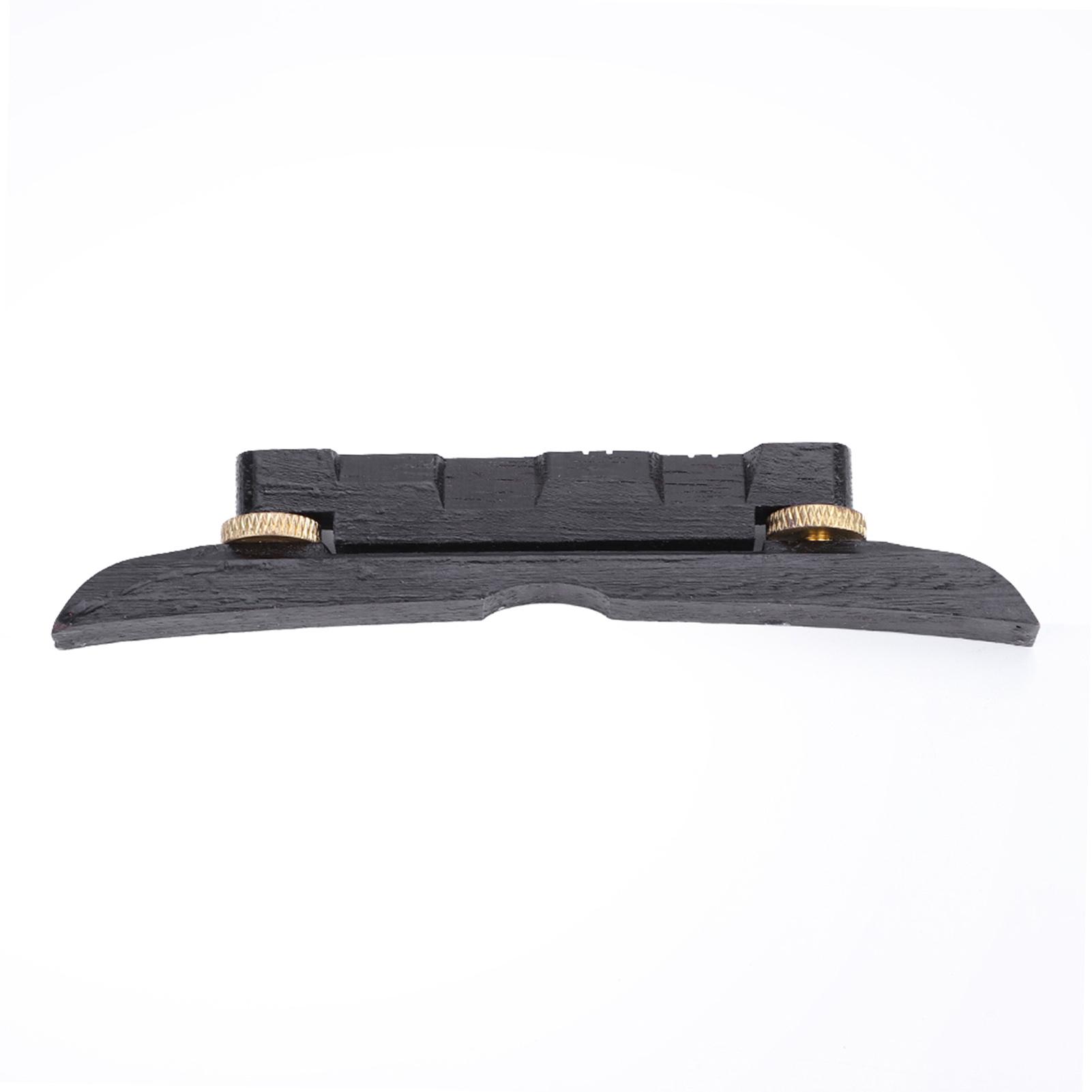 

Высококачественный регулируемый подставной бридж из черного дерева для музыкального аксессуара мандолины