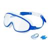 Children's Large Frame Swim Goggles with Nose Cover, Waterproof Anti-Fog, for Boys and Girls