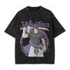 Gojo Satoru Anime Jujutsu Kaisen Camiseta de Verano Harajuku Hombre Algodón Fitness Vintage Calle Oversize Mujer Manga Corta