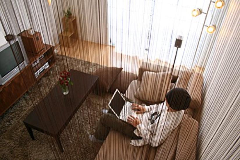 SunnyDayFabric Șnur 85cm Lățime x 270cm Cameră Ecran Decupare Liberă, Aproximativ. Lung, Maro, Separator,