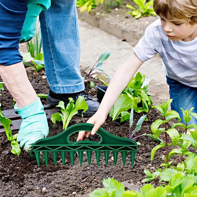Secí otvory Zahradničení Rozteč semen Plastové hrábě Nástroj Secí stroje Děrovač Rychlé vrtání půdy Zeleninové rostliny Sázení Zahradní nářadí