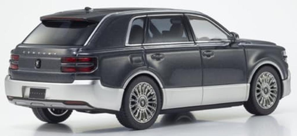 Kyosho Original Scale Toyota Century with Finished KS03926GS 1/43 (Reimei) (Gray/Silver) Mid-Brown Interior, Model,