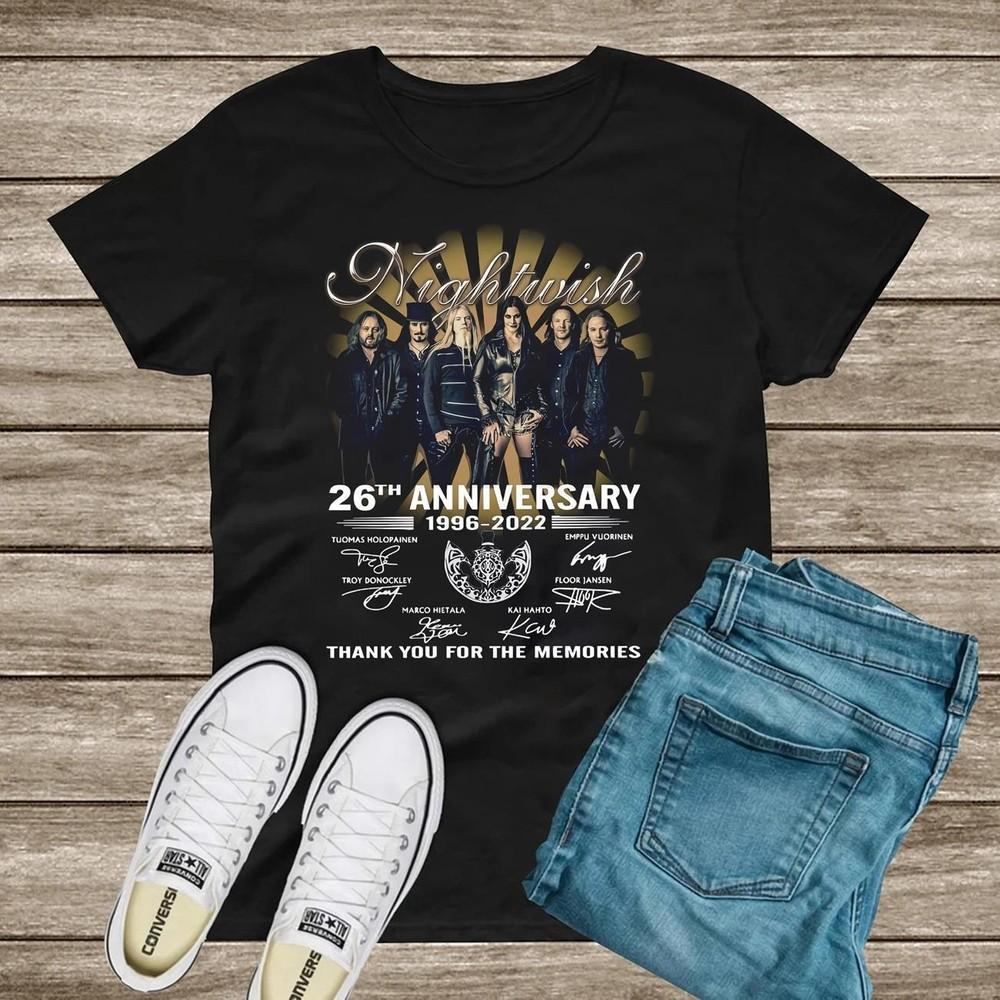 Nightwish 26th Anniversary t shirt best HOT shirt cotton christmas gift. new Unisex T-Shirt XL