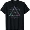 Geometric Space Graphic T-Shirt EDM Electronic Dance Tee Gift Unisex T-Shirt