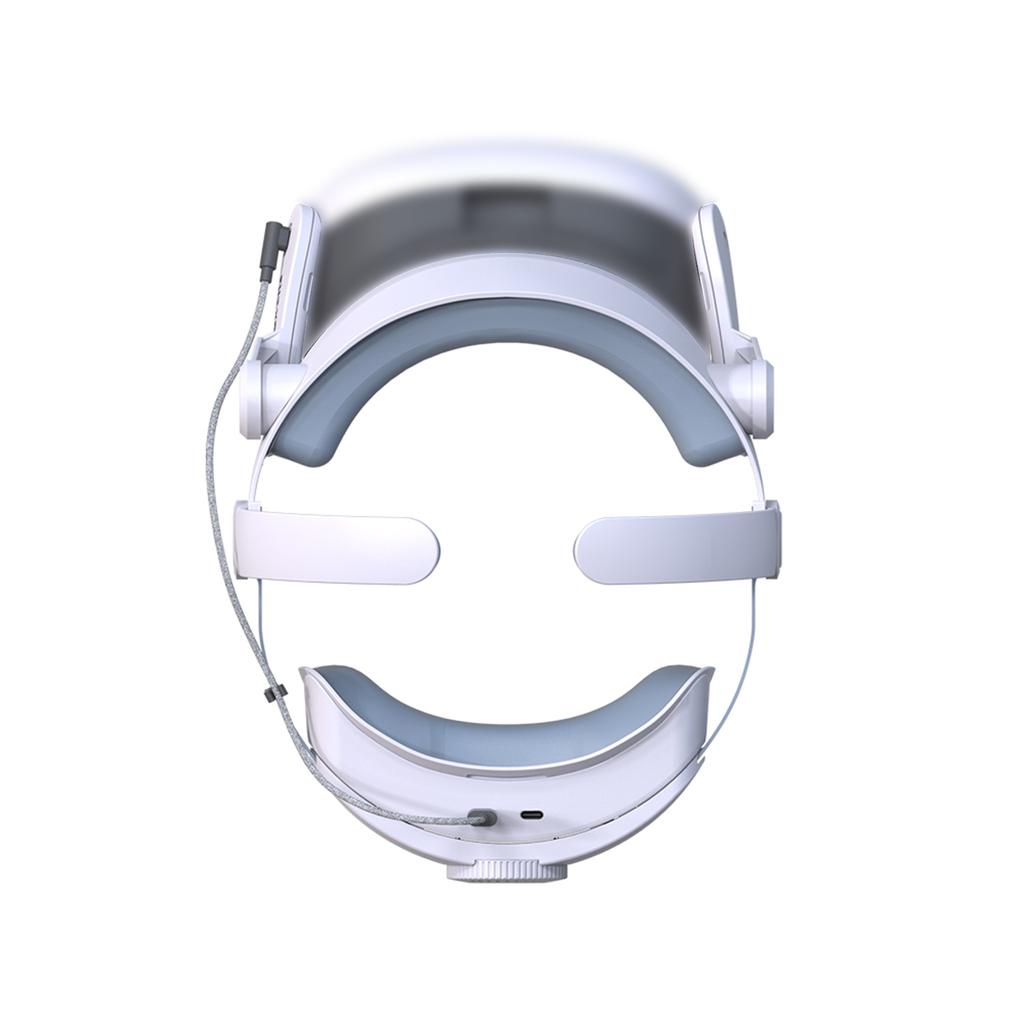 Наголовний ремінь, сумісний із гарнітурою Meta Quest3 VR, 5000 мАг, перезаряджається, обертається на 360 градусів, регулюється