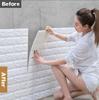 5-30pcs 35cm*30cm Pvc Brick Pattern Waterproof Wall Stickers Self-adhesive Wallpaper DIY Peel and Stick Wallpaper