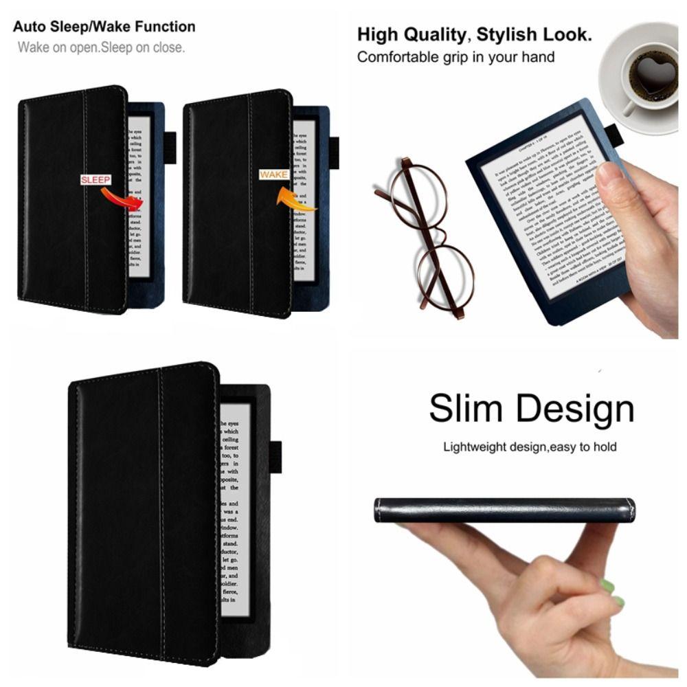 Shockproof N236 Folio Cover Anti-fall Protective Shell for Kobo Aura Edition 2