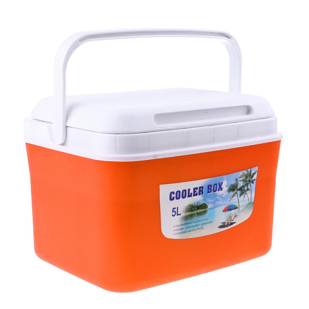 5L/13L Lightweight Food Cooler with Handle for Camping Picnic BBQ