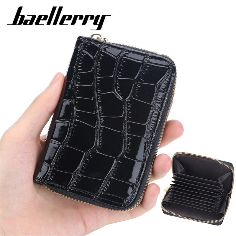 Baellerry Mini organizér na mince PU kůže Pánské Dámské Peněženky na zip Módní držitel na karty