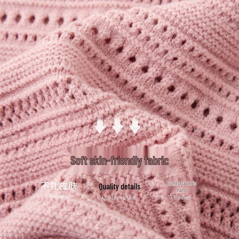 Demana French Retro Breathable Knit A-Line Dress