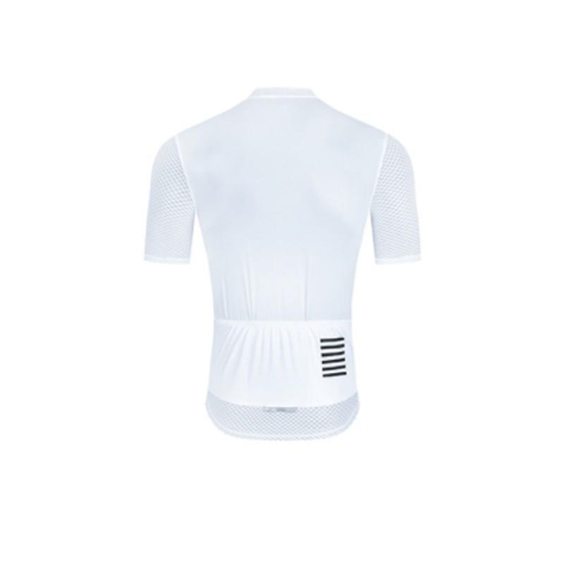 Solid Color Cycling Jersey Short Sleeve Quick Dry Breathable Bike Shirt Men Women Road Mountain Biking