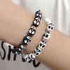 Dark Hip Hop Skull Beaded Bracelet Punk Gothic Retro Couple Bracelet Trend Personality Jewelry