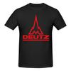 Deutz Vol Katoen Gevoel T-shirt Retro Straat Duurzaam Korte Mouw