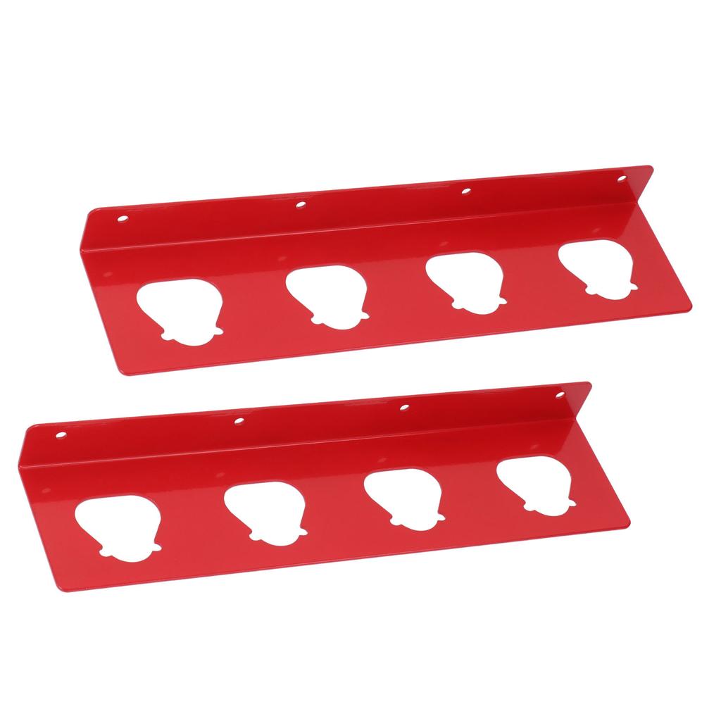 2PCS Wall Mount Battery Holders Power Tool Lithium Battery Storage Shelf 4 Holes Organizer for M12B2 M12B4 M12B6