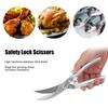 Stainless Steel Shears Scissors   Lock Heavy Duty High Hardness Thickening Scissors