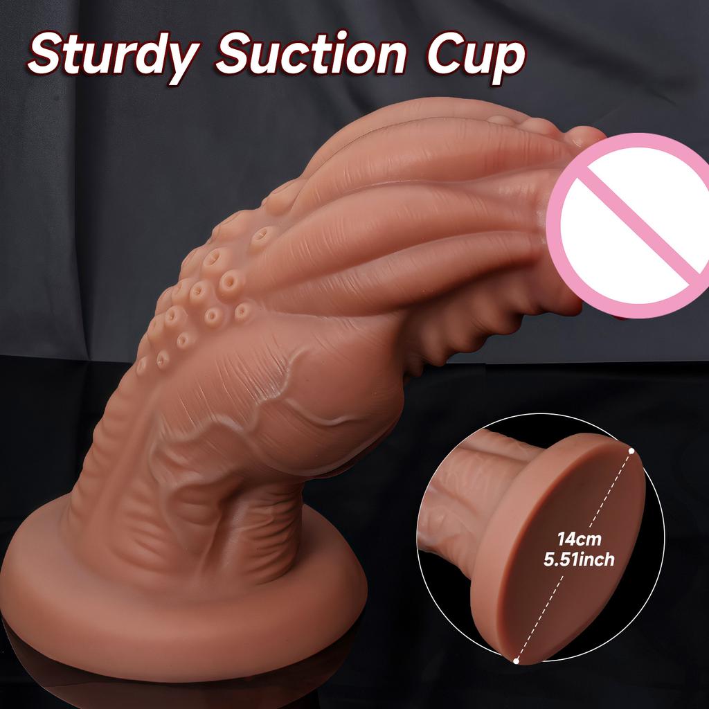 Nový silikonový ultra silný realistický ženský imitace skutečný a falešný penis pěst anální zátka super velký penis hračka pro dospělé