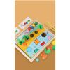 Wooden Shape Puzzle Preschool Cognitive Toy Early Learning Sorter Game Shape Sorter Puzzle for Children Kids Girls Boys Toddlers