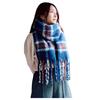 Moonbat Estaa Volume Check Deep Blue (Esta) Web-Exclusive Scarf, Pattern, 60282,